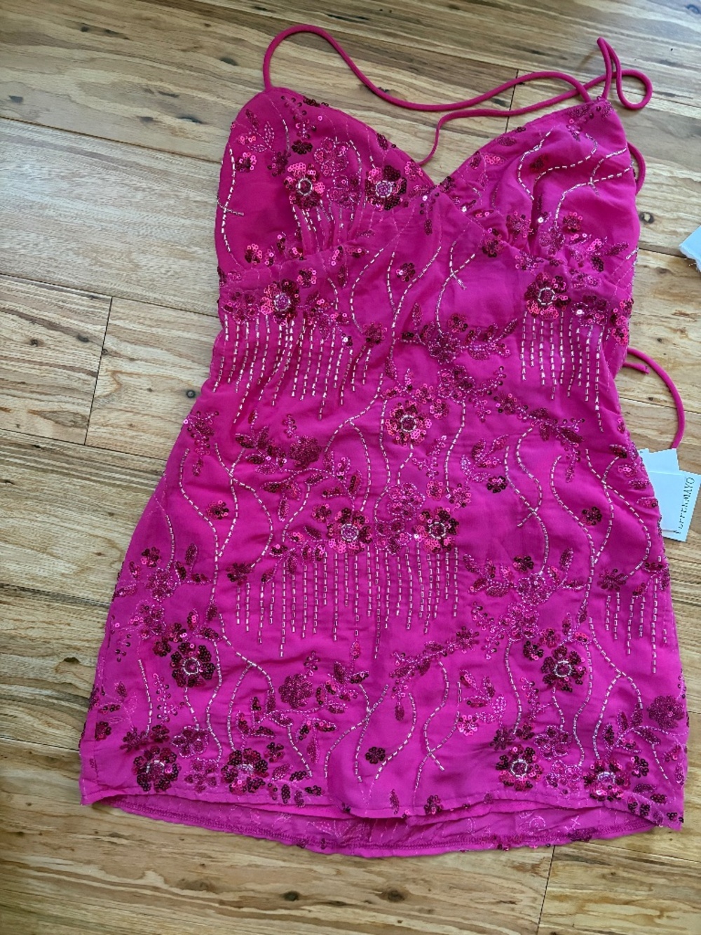 NWT Peppermayo Pink Sequin Dress